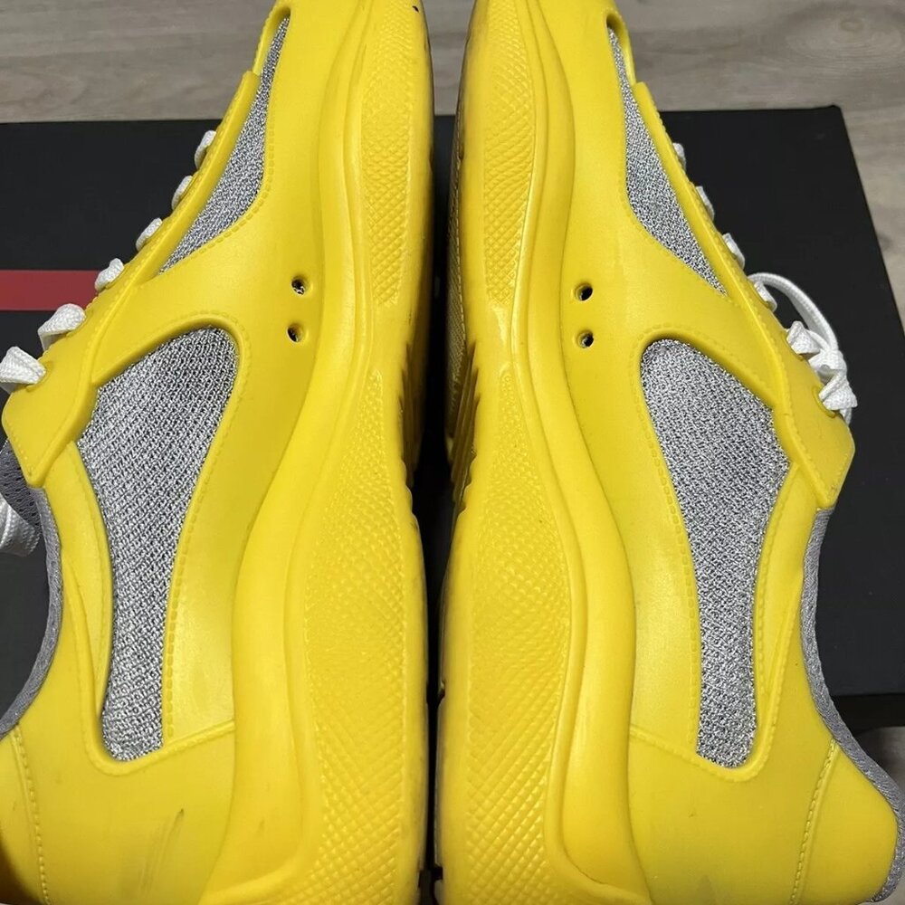 COPY - In Style Prada Sneakers Americas Cup Sneaker Size 10 - Picture 2 of 3